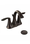 Moen 6410ORB Eva Oil Rubbed Bronze Two-handle High Arc Bathroom Faucet. Fixed Price $111.04.