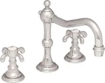 Victorian Style With Cross Handles California Faucets Satin Nickel. Fixed Price $362.50.