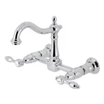 Kingston Brass KS126.TAL Tudor 1.8 Gpm Wall Mounted Widespread - Chrome. Fixed Price $347.72.