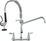 Vevor Wall Mount Faucet 21"H Pre-rinse Kitchen Sink Pull Down Spray Brass. Fixed Price $204.98.
