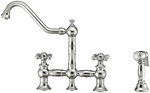 Whitehaus WHKBTCR3-9201-NT Chrome Vintage Iii Plus 1.5 Gpm Widespread Faucet. Fixed Price $686.00.