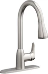 Proflo PFXC8517 Kirkham 1.5 Gpm Hole Kitchen Faucet - Nickel. Fixed Price $356.64.