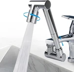 1440 Swivel Faucet Extender With 2 Mode Splash, Retractable Rotating Sink. Fixed Price $18.21.