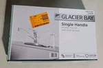 Glacier Bay HD67103W-1601 Standard Single Handle Kitchen Faucet W/side Sprayer. Fixed Price $34.98.