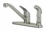 Oakbrook Collection 4876389, Kitchen Faucet With Sprayer, Brushed Nickel, Fs. Fixed Price $50.00.