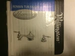 Premier GIDDS-119271 Wellington Roman Tub Faucet Two Handles, Brushed Nickel. Fixed Price $79.99.