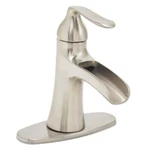 Caspian Hole Single-handle Bathroom Faucet With Deck Plate By Speakman. Fixed Price $219.99.