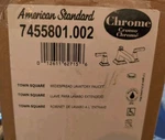 American Standard 7455801.002 Widespread Bathroom Sink Faucet Chrome.. Fixed Price $175.00.