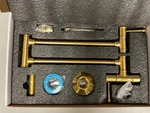 Aleasha Pot Filler Faucet Gold Wall Mount Foldable Single Hole - New. Fixed Price $66.00.
