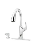 Pfister Rancho Kitchen Faucet Spot Defense Stainless Steel F-529-7RCHC New. Fixed Price $113.39.