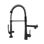 Matte Black Kitchen Faucet With Sprayer,aimadi Commercial Single Handle One H.... Fixed Price $161.28.