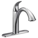 Camerist Single-handle Pull-out Sprayer Kitchen Faucet Chrome By Moen. Fixed Price $189.00.