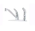 Pfister Pfirst Kitchen Faucet Chrome Single Handle With Spray G134-3444. Fixed Price $43.90.