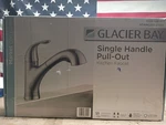 Glacier Bay Single Handle Pull-out Kitchen Faucet Stainless Steel 1008 028 077. Fixed Price $44.99.