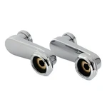 Aqua Vintage AET135-1 Swing Arms For Wall Mount Clawfoot Tub Faucet, Polished Ch. Fixed Price $75.95.
