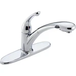 Delta Signature Single-handle Pull-out Sprayer Kitchen Faucet Chrome. Fixed Price $106.24.