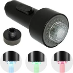 Kitchen Faucet Led Spray Head 3-FUNCTION Prevent Burns 9/16-13/16 In. Fixed Price $28.93.