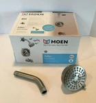 Moen Adler 82613SRN Brushed Nickel Shower Head And Arm Only. Fixed Price $29.99.