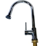 Signature Hardware 465190 Ridgeway Kitchen Faucet With Deck Plate - Chrome. Fixed Price $167.90.