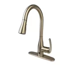 Flow Motion Activated 1-HANDLE Pull-down Sprayer Kitchen Faucet Champagne Gold. Fixed Price $89.99.