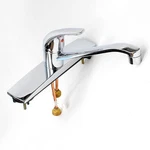 New Pfister J134-444C Pfirst Series 1-HANDLE Kitchen Faucet 1.8GPM W/ Side Spray. Fixed Price $44.99.