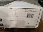 Delta 9983-KS-DST Pivotal Pull Down Bar Faucet Black Stainless. Fixed Price $193.75.