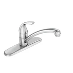 Moen Adler Single-handle Low Arc Kitchen Faucet Chrome With Tool Free Install. Fixed Price $69.99.