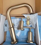 Kohler K-T14428-4-BV Purist Deck Mounted Roman Tub Filler, Brushed Bronze. Fixed Price $422.00.