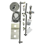 Signature Hardware 379999 Tosca Thermostatic Shower System - Brushed Nickel. Fixed Price $539.90.