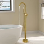 Hawkrown Freestanding Bathtub Faucet Floor Mount 2 Water Outlets. Fixed Price $80.00.