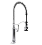 Kohler K-77515-CP Tournant Semi-professional Pull-down Kitchen Faucet, Chrome. Fixed Price $595.00.
