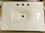Kohler 3049-8-NY Impressions 32" Cast Iron Vanity Top Dune Open Box New. Fixed Price $499.99.