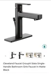 Moen 40051BL Cleveland Faucet Group Slate Single Hole & Handle Bathroom Matte. Fixed Price $140.00.