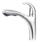 Blanco Hiland Single Lever Kitchen Faucet W Pullout Spray Stainless Steel 441503. Fixed Price $200.00.