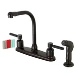 Kingston Brass FB755DKLSP Kaiser 8-INCH Centerset Kitchen Faucet With Sprayer. Fixed Price $114.78.
