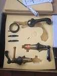 Mico 1600-S1-MB Mahogany Bronze "belle Series" Widespread Lavatory Faucet W/pop-. Fixed Price $325.00.