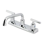 FB2131CML Manhattan Double-handle 8" Centerset Kitchen Faucet Polished Chrome. Fixed Price $47.22.