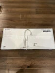 Kohler Sundae R29475-SD-VS Pull Down Kitchen Faucet W/soap Vibrant Stainless. Fixed Price $139.95.