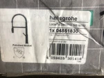 Hansgrohe Locarno 04851830 - Semi Pro Kitchen Faucet. Polished Nickel Finish. Fixed Price $397.85.