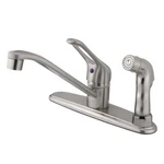Kingston Brass KB563SNSP Wyndham Single-handle Centerset Kitchen Faucet. Fixed Price $68.82.