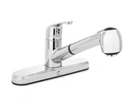 Kitchen Faucet With Pull-out Spray Head Single-handle Polished Chrome Stylewise. Fixed Price $47.40.