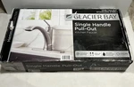 Glacier Bay Hemming 1-HANDLE Pull-out Sprayer Kitchen Faucet Stainless Steel. Fixed Price $54.99.
