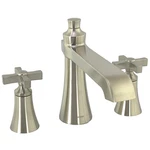 Moen Flara Brushed Nickel Roman Tub Faucet Trim Cross-handles TS927BN Read $1120. Fixed Price $128.98.