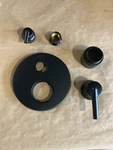 Delta Two Handle Shower Valve W/ 3 Setting Diverter Trim Matte Black New!. Fixed Price $377.55.