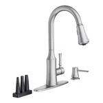 Moen Venango 87113SRS Pulldown Kitchen Faucet,spot Resist Stainless *new*. Fixed Price $139.99.