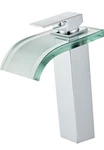 Bathroom Sink Fauce, Wovier Flow Brushed Nickel Waterfall, Iso 9001 Model. Fixed Price $65.00.