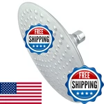 Kingston Brass K136A1 Designer Trimscape Showerscape 8" Round Head, Polis. Fixed Price $65.42.