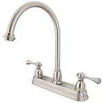 Kingston Brass KB374.BL Vintage 1.8 Gpm Standard Kitchen Faucet - Nickel. Fixed Price $159.22.