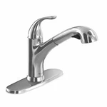 Glacier Bay Single-handle Pull-out Sprayer Kitchen Faucet Polished Chrome HD6773. Fixed Price $57.29.
