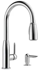 Peerless Single Handle Pull-down Kitchen Faucet Chrome P88103LF-SD-L. Fixed Price $117.00.